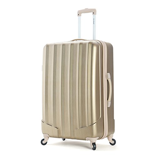 Rockland Melbourne Hardside Expandable Luggage with Spinner Wheels, 2TONENAVY, 2 Piece (20/28)