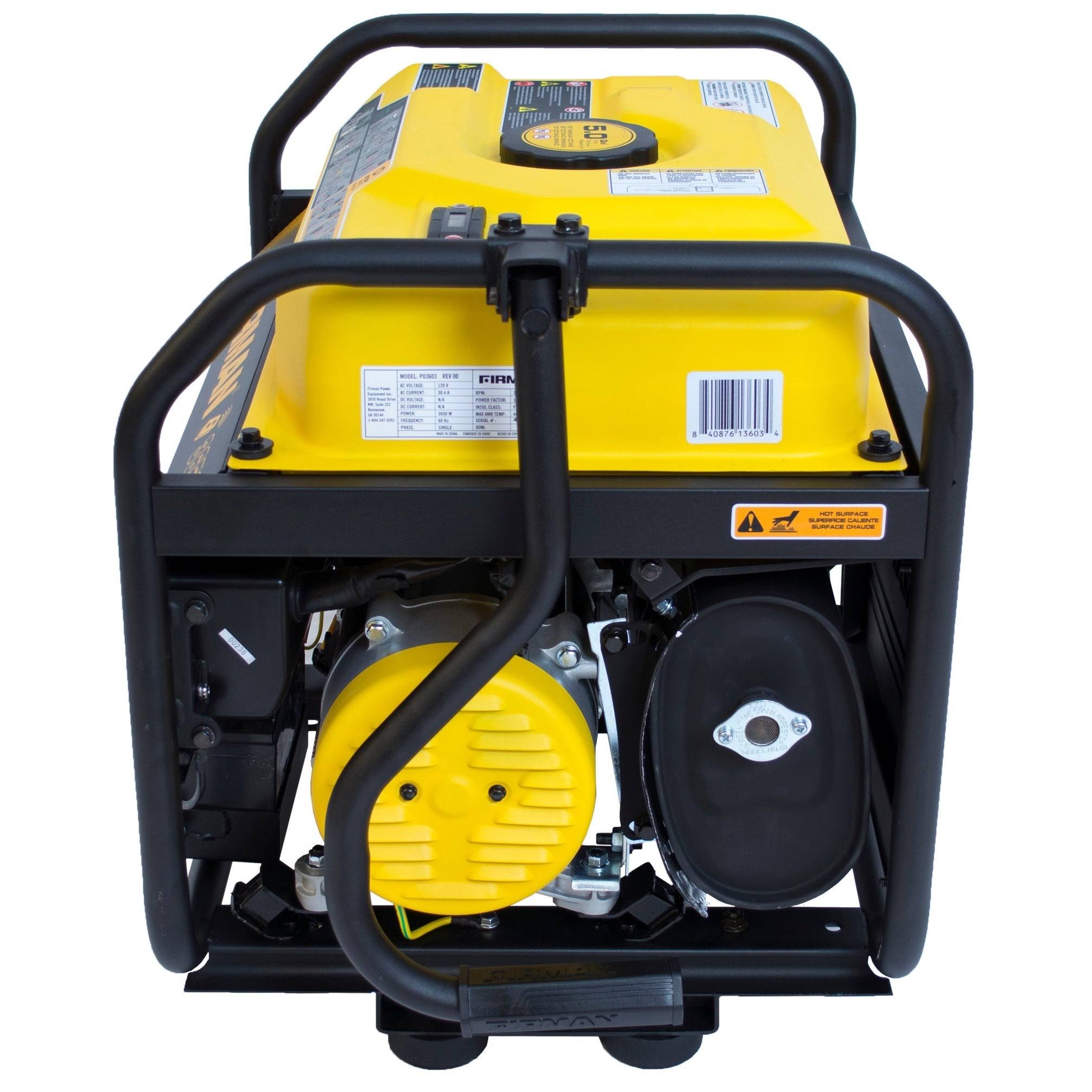 Firman P03608 4550/3650 Watt GAS Remote Start Generator Carb