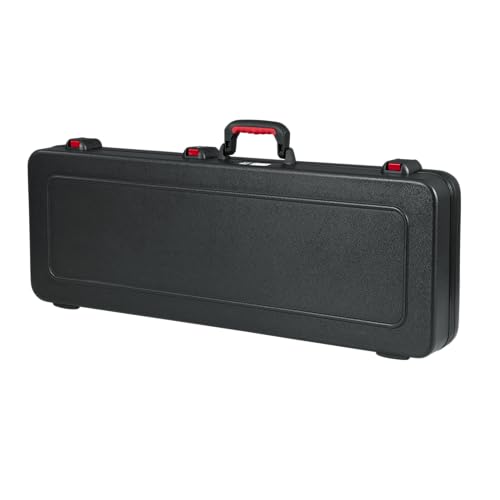Gator Cases Molded Flight Case for Strat/Tele Style Electric Guitars with TSA Approved Locking Latch, (GTSA-GTRELEC)