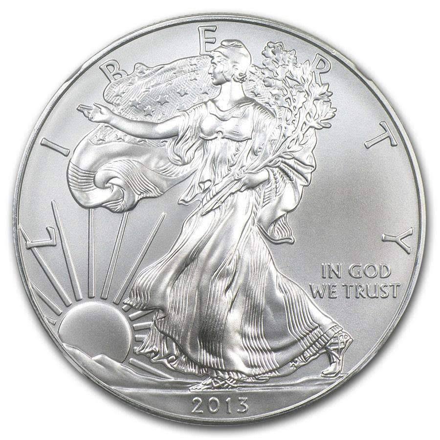 2013 Silver American Eagle MS-70 NGC (Early Releases) by American Heritage Bullion