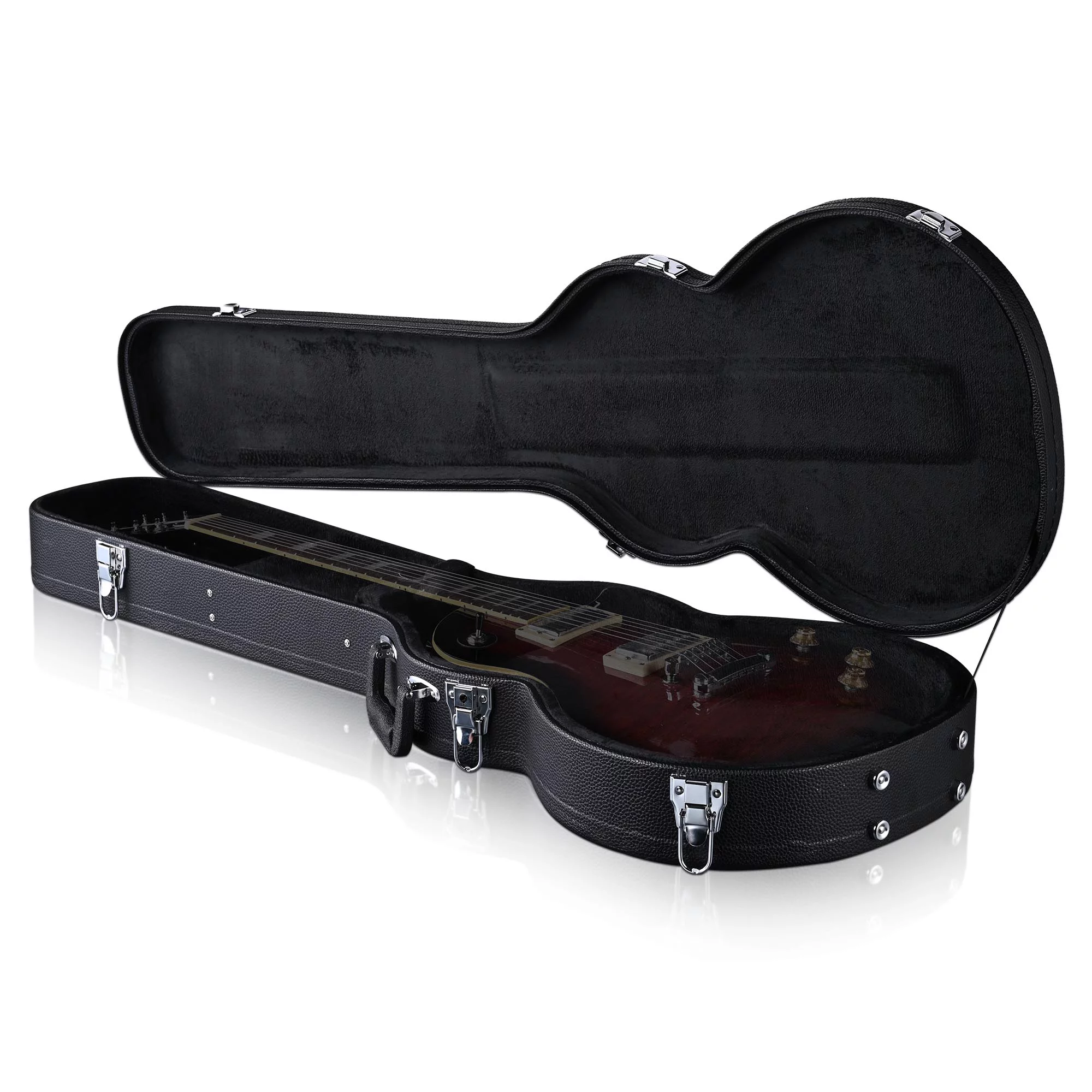 Yescom Electric Guitar Hard Case for LP Les Paul Style Electric Guitar Wooden Hard Shell Lockable - Radiant Selections