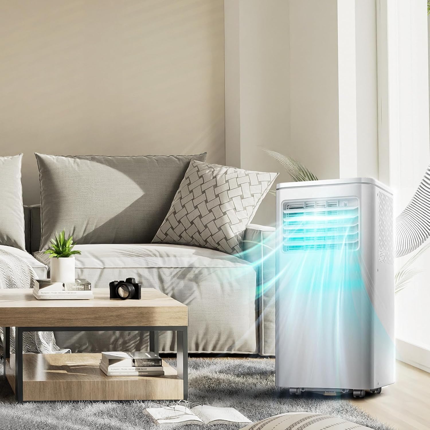 ZAFRO Air Conditioner Portable AC, White