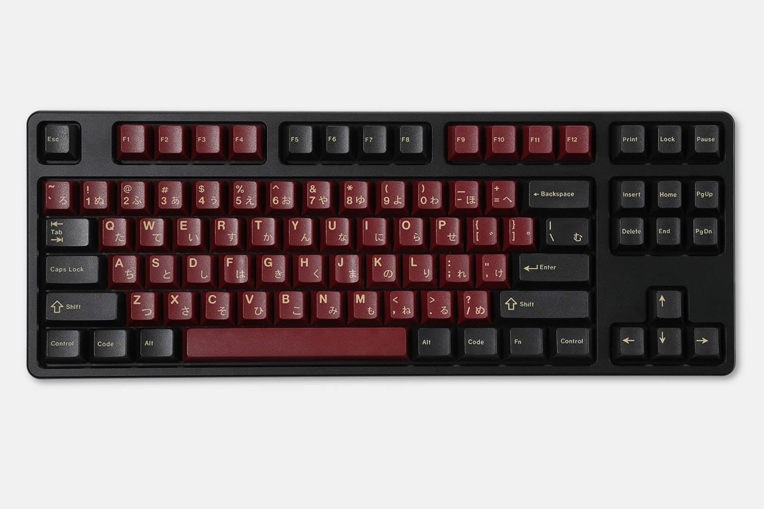 Drop + RedSuns GMK Red Samurai Keycap Set for 65% Keyboards Compatible with Cherry MX Switches and Clones 65% 75key Kit
