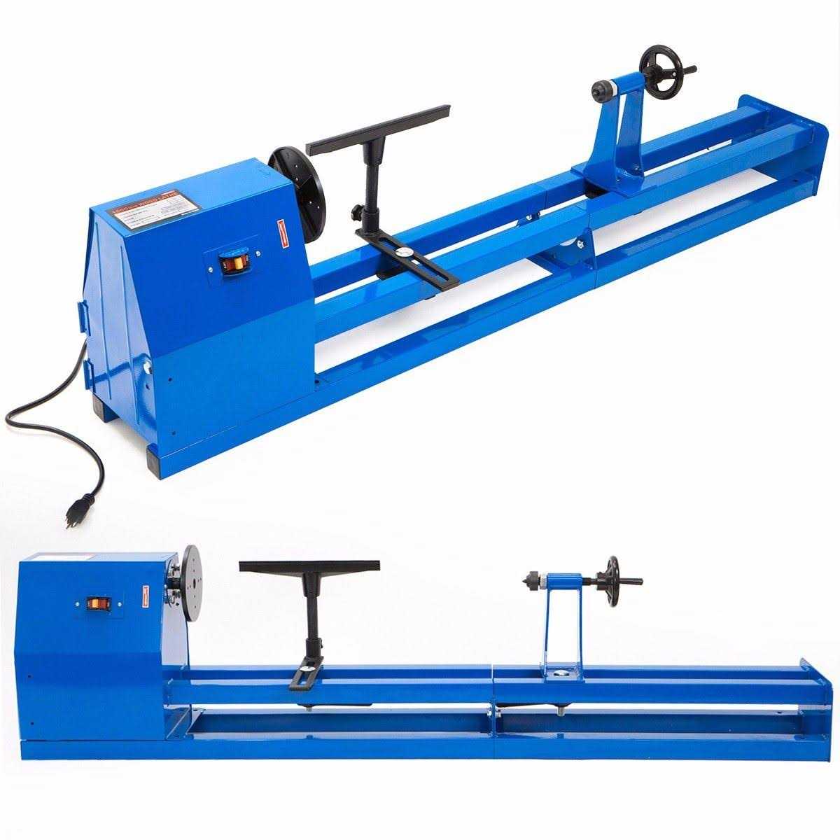 XtremepowerUS 1/2HP 4 Speed 40 inch Power Wood Turning Lathe Benchtop Wood Lathe Adjustable Speed - Shop Hardware Tools Online Store