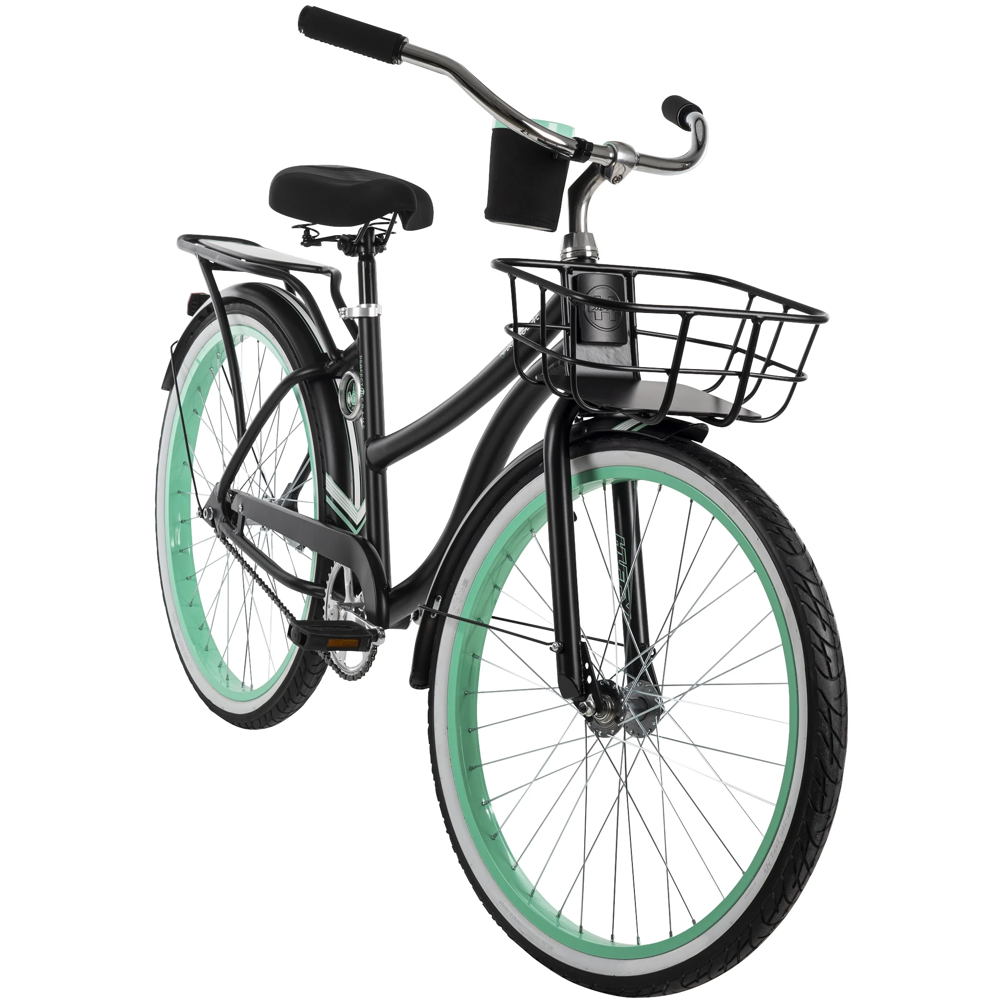 Body Glove 26-inch Aluminum Cruiser Bike for Women, Black, by Huffy