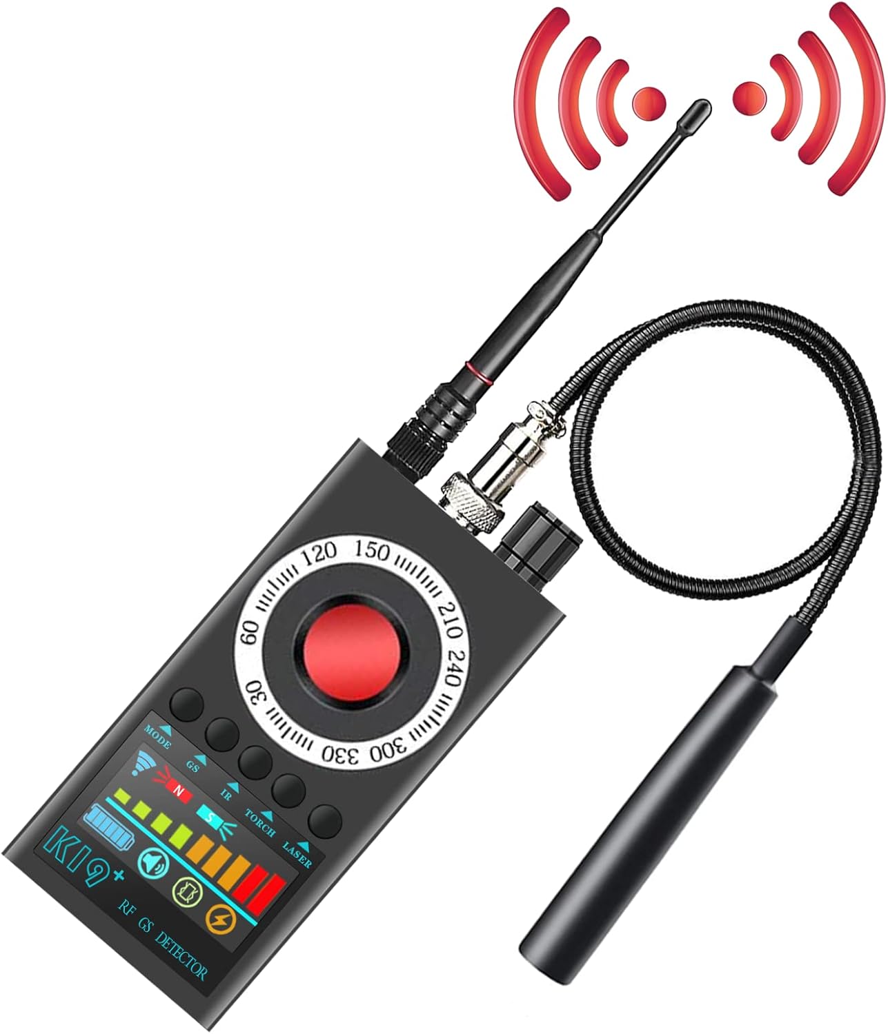 Anti Spy Detector Hidden Camera Detectors Bug Detector RF Detector Camera Finder for Wireless Audio Bug Camera Detector Finder Upgraded Version