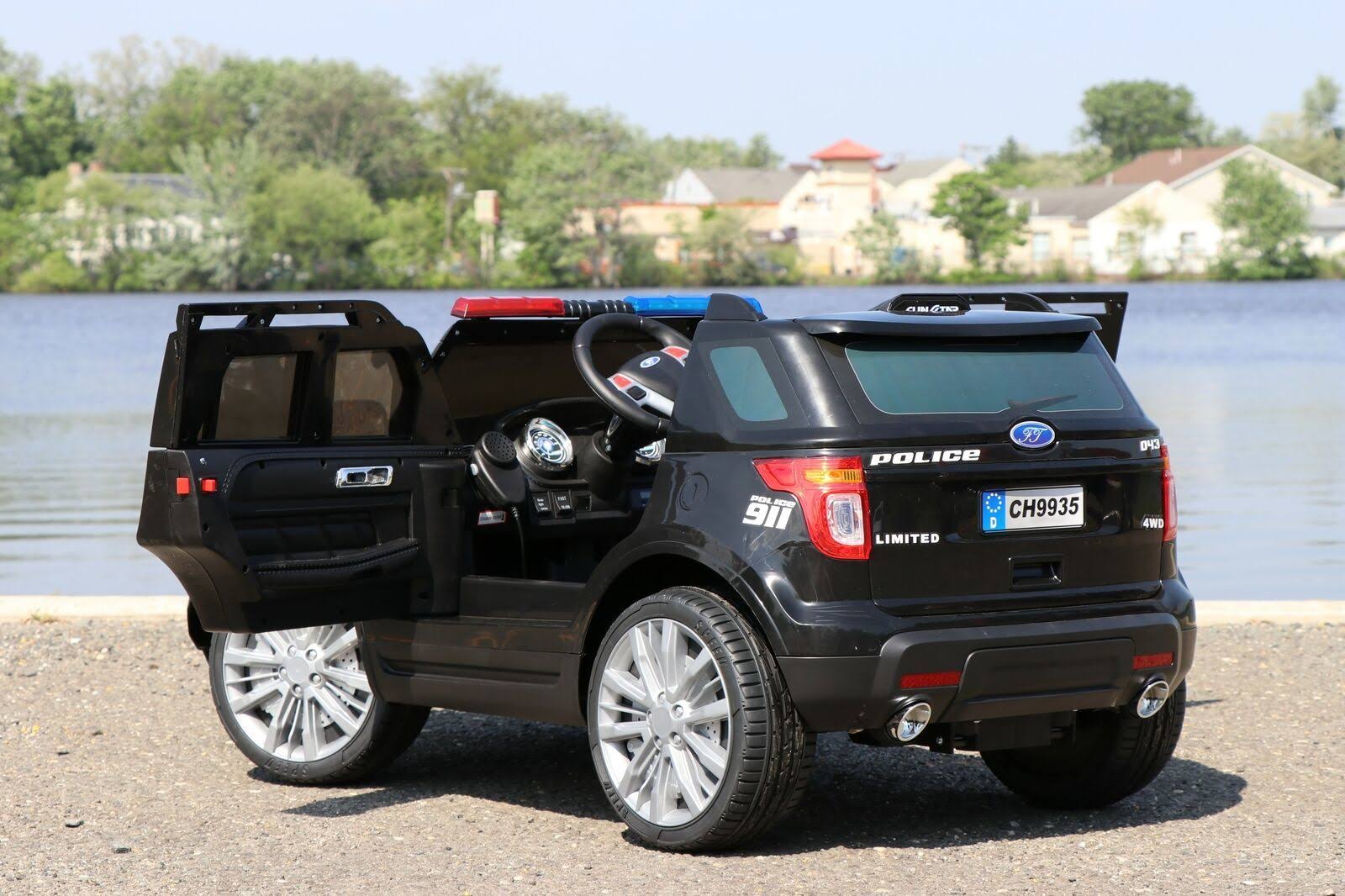 First Drive Police Cop Car SUV 12v-Dual Motor Electric Power Ride on Car with Remote Control