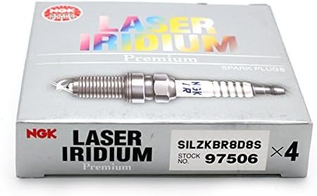 (4-Pack) NGK Spark Plugs SILZKBR8D8S (Stock # 97506) Pack of 2
