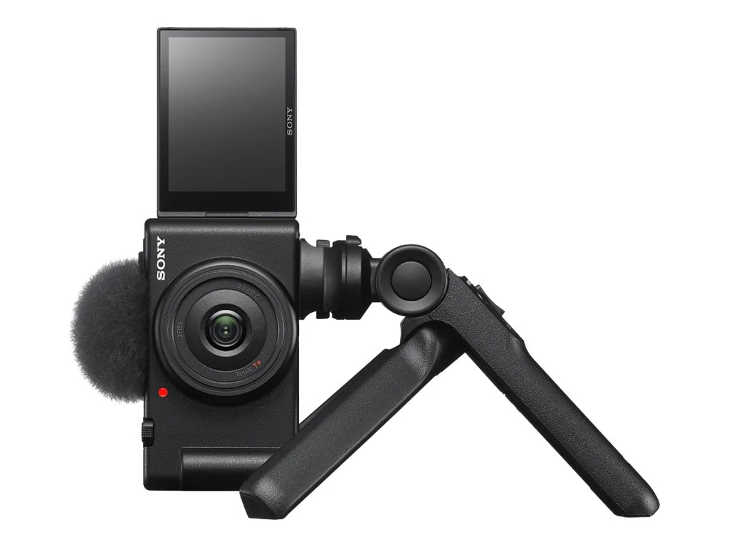 Sony ZV-1F - Digital camera - compact - 20.1 MP - 4K / 30 fps - ZEISS - Wi-Fi, Bluetooth - black