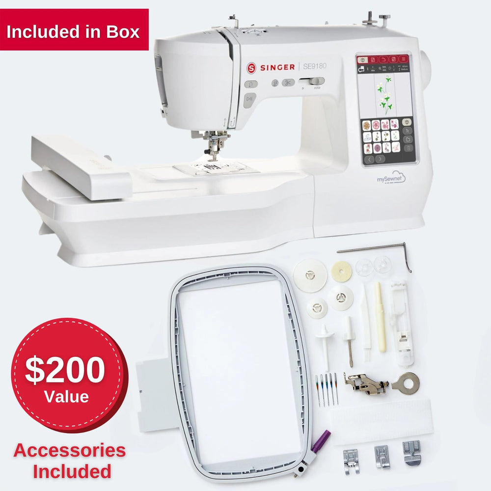 SINGER® SE9180 Sewing & Embroidery Machine