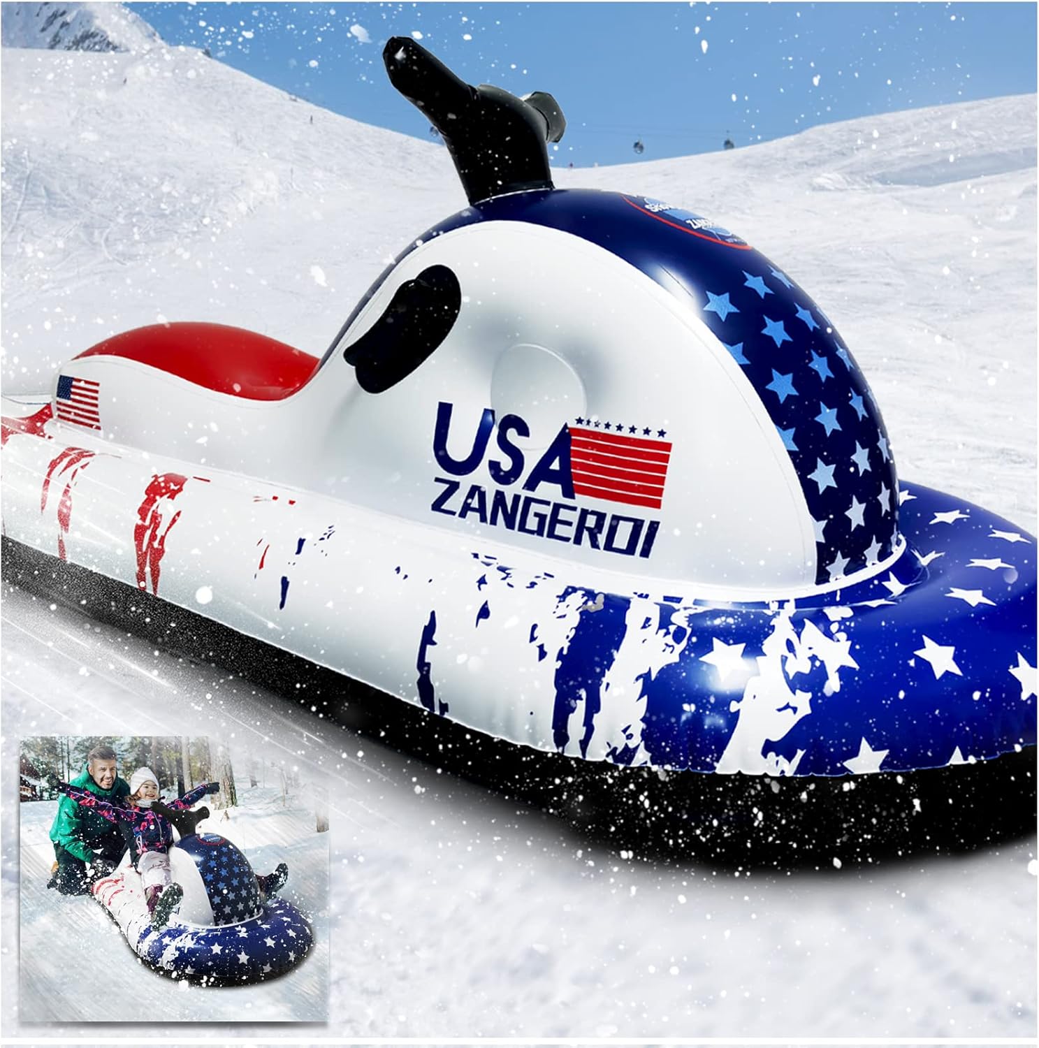 Snow Tube Snow Tubes for Sledding Snow Sled for Kids Snow Sleds for Kids and Adult Snow Tubes for Sledding Kids Snow Tube Heavy Duty Inflatable