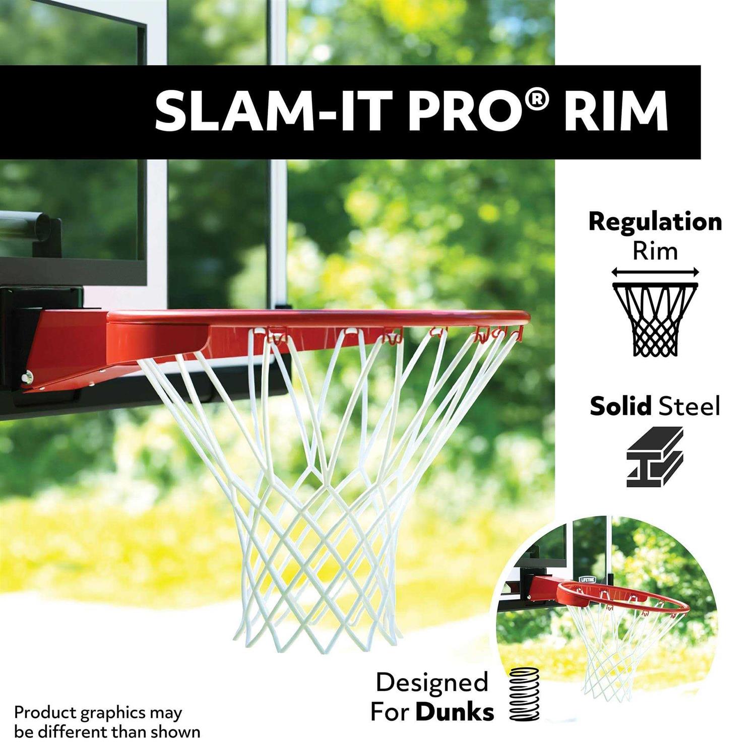 Lifetime Basketball Backboard Rim Combo - Sports Supplies Online Store