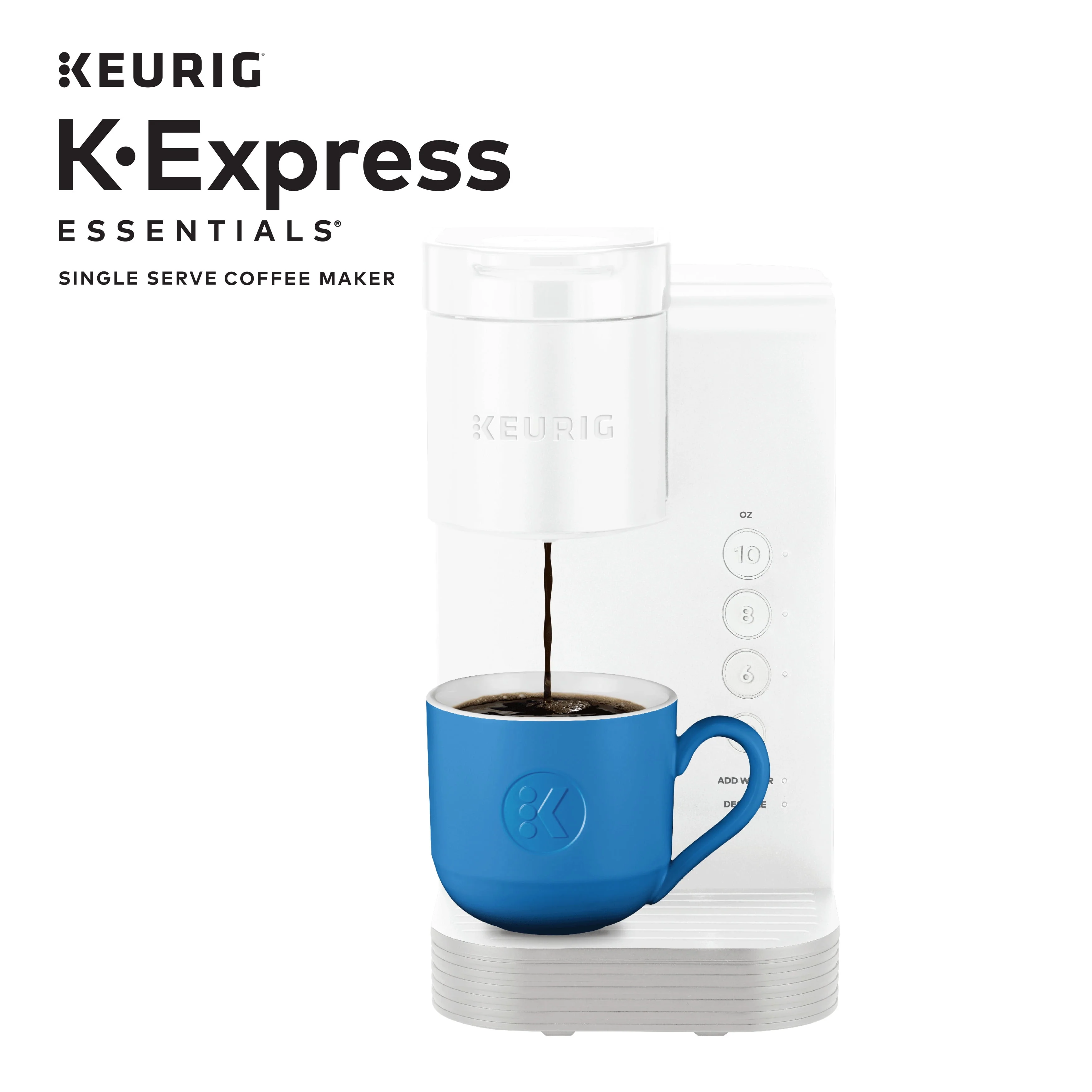 Keurig K-Express Essentials Single-Serve K-Cup Pod Coffee Maker, Teal