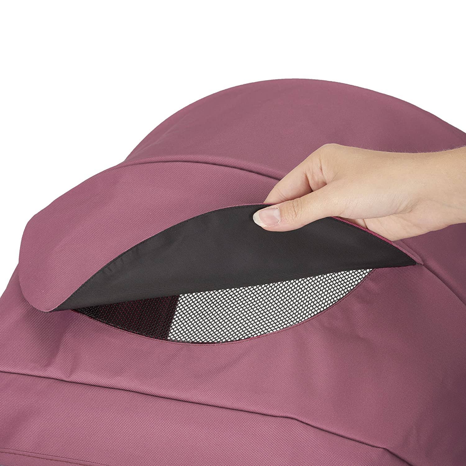 Evenflo Pivot Modular Travel System with SafeMax Car Seat Dusty Rose