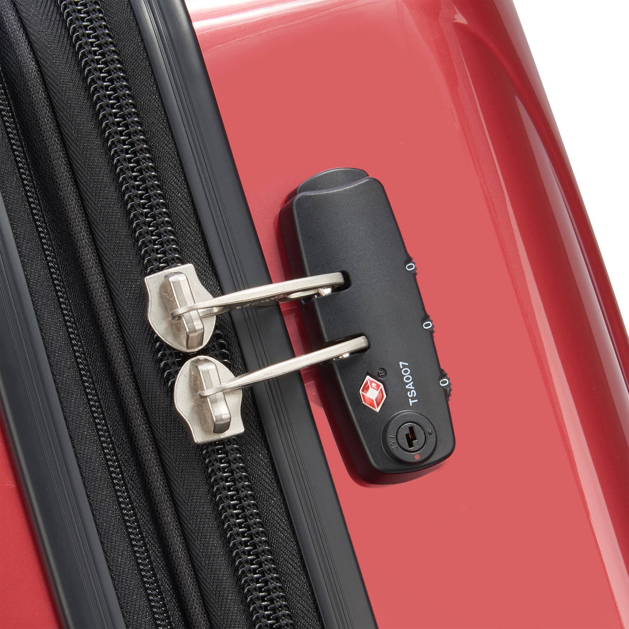 Delsey Helium Aero Expandable Spinner Trolley - 29x22 Brick Red