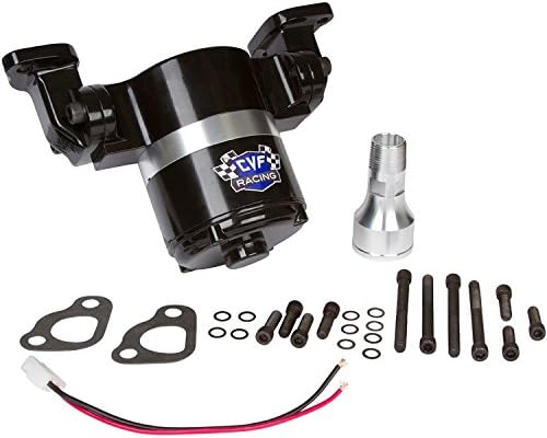 Chevy Small Block Electric Water Pump - 35 GPM, Black Aluminum, 283, 327, 350, 400, SBC