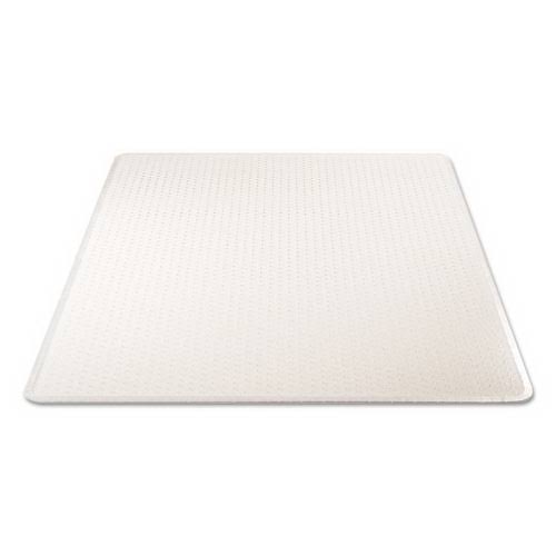 Deflecto CM14002K SuperMat Frequent Use Chair Mat, Medium Pile Carpet, 60 x 66, L-Shape, Clear