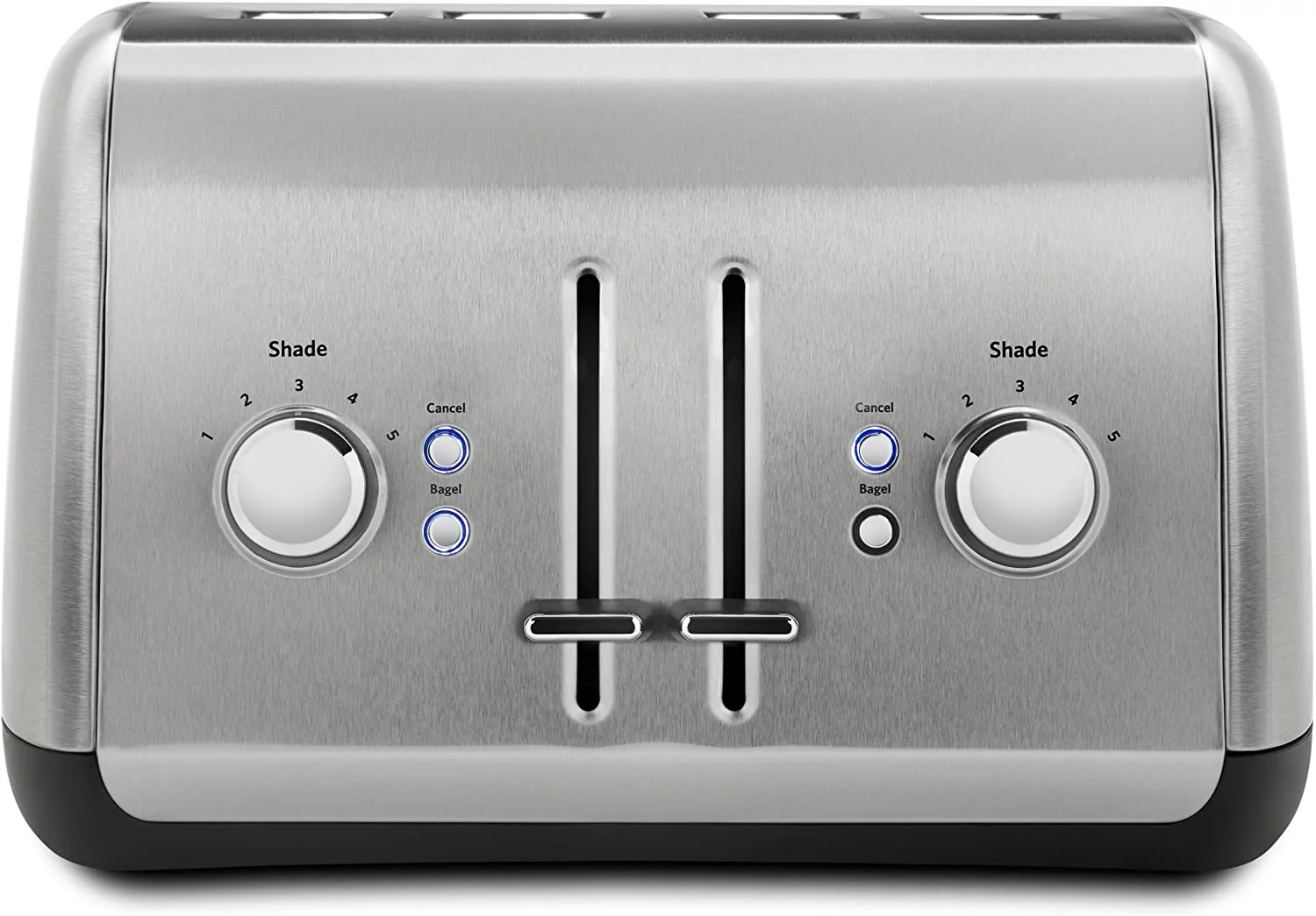 QCAI KEK1222SX Electric Kettle + KMT4115SX 4 Slice Toaster - Stainless Steel