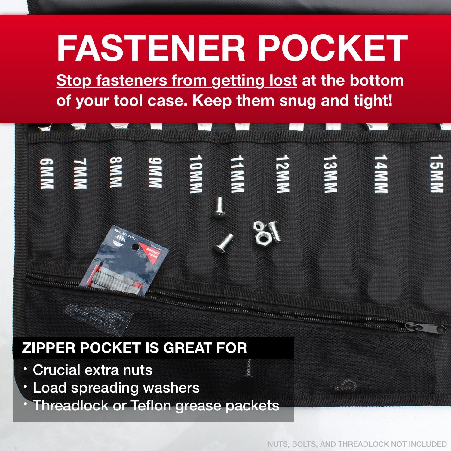 JAEGER 15pc Inch TIGHTSPOT Ratcheting Wrenches MASTER SET - Our LARGEST SAE/INCH SET With Bear Keeper Rollup Case