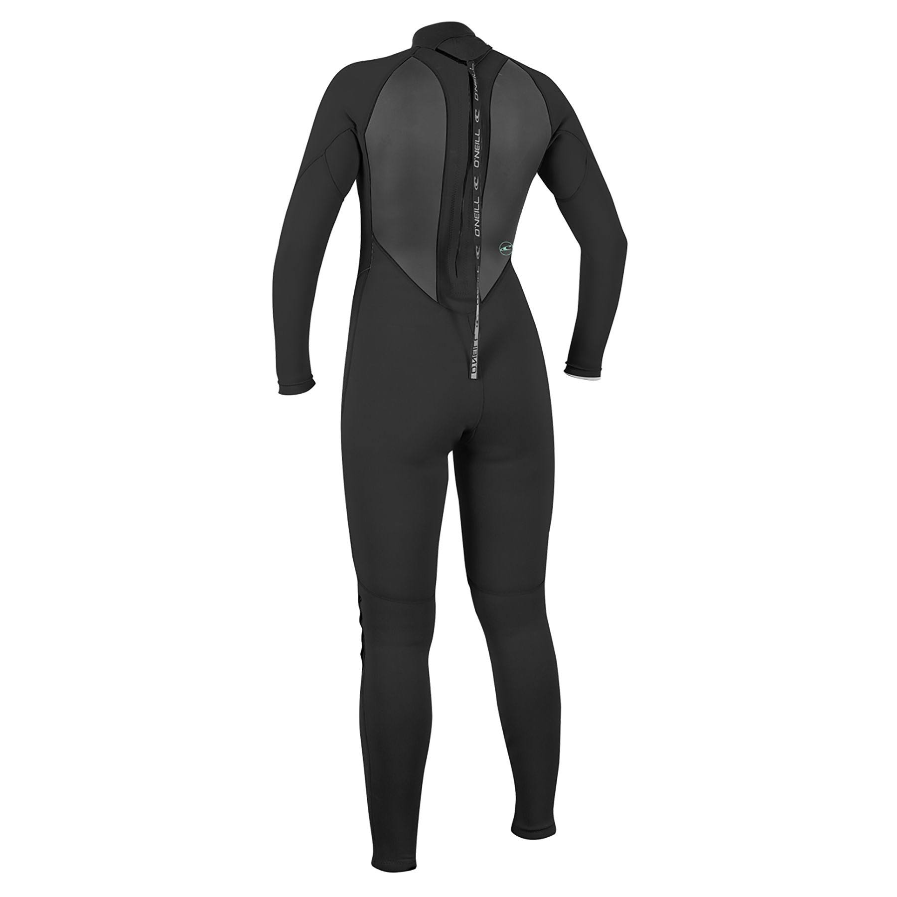 O Neill Reactor II 3/2mm Back Zip Wetsuit - Black