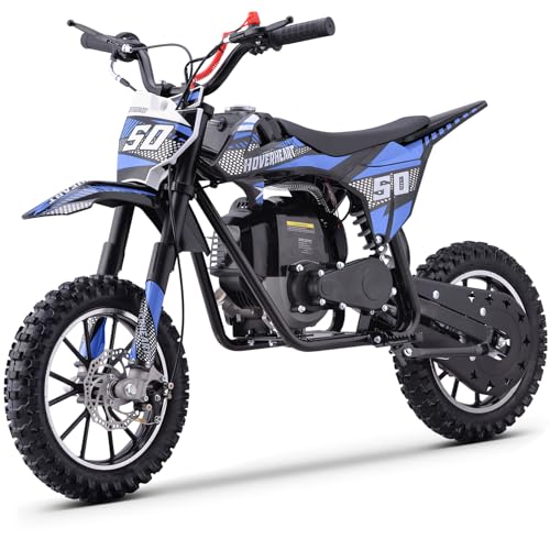 Kids 50cc Dirt Bike, 49cc Gas Dirt Bike for Kids 8-14, Gas Powered Mini Dirt Bikes, 2 Stroke Dirt Bikes, Max Load 165 Lbs