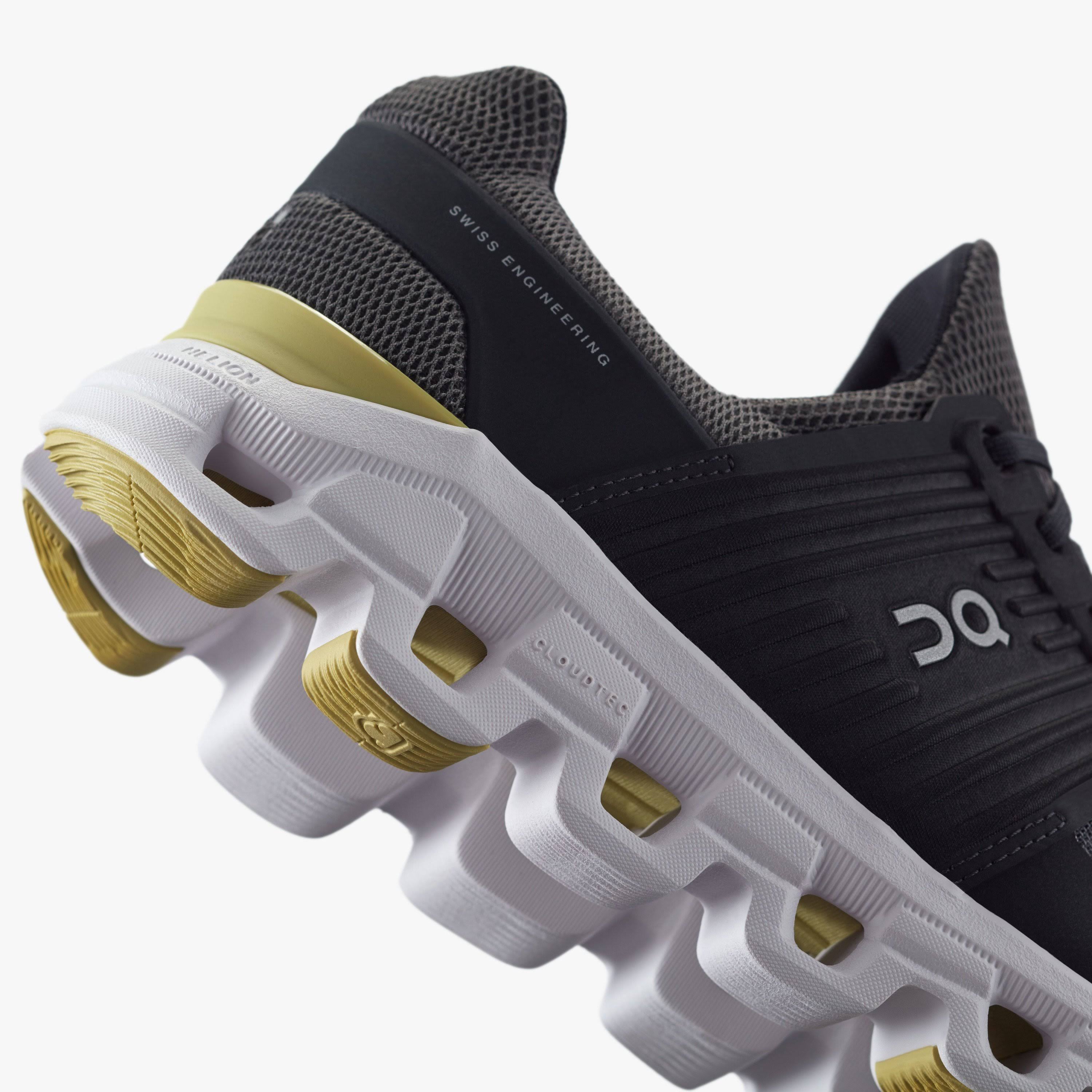 on Running Men's Cloudswift Magnet/Citron / 7.5