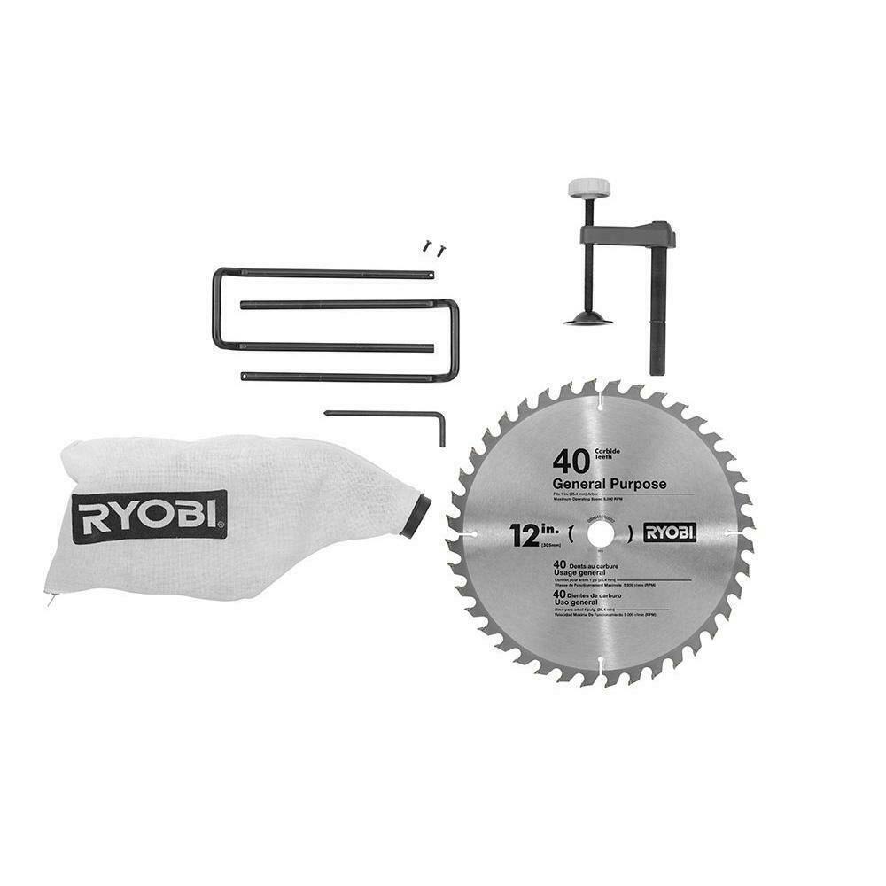 Ryobi 15 Amp 12 in. Sliding Miter Saw with Laser