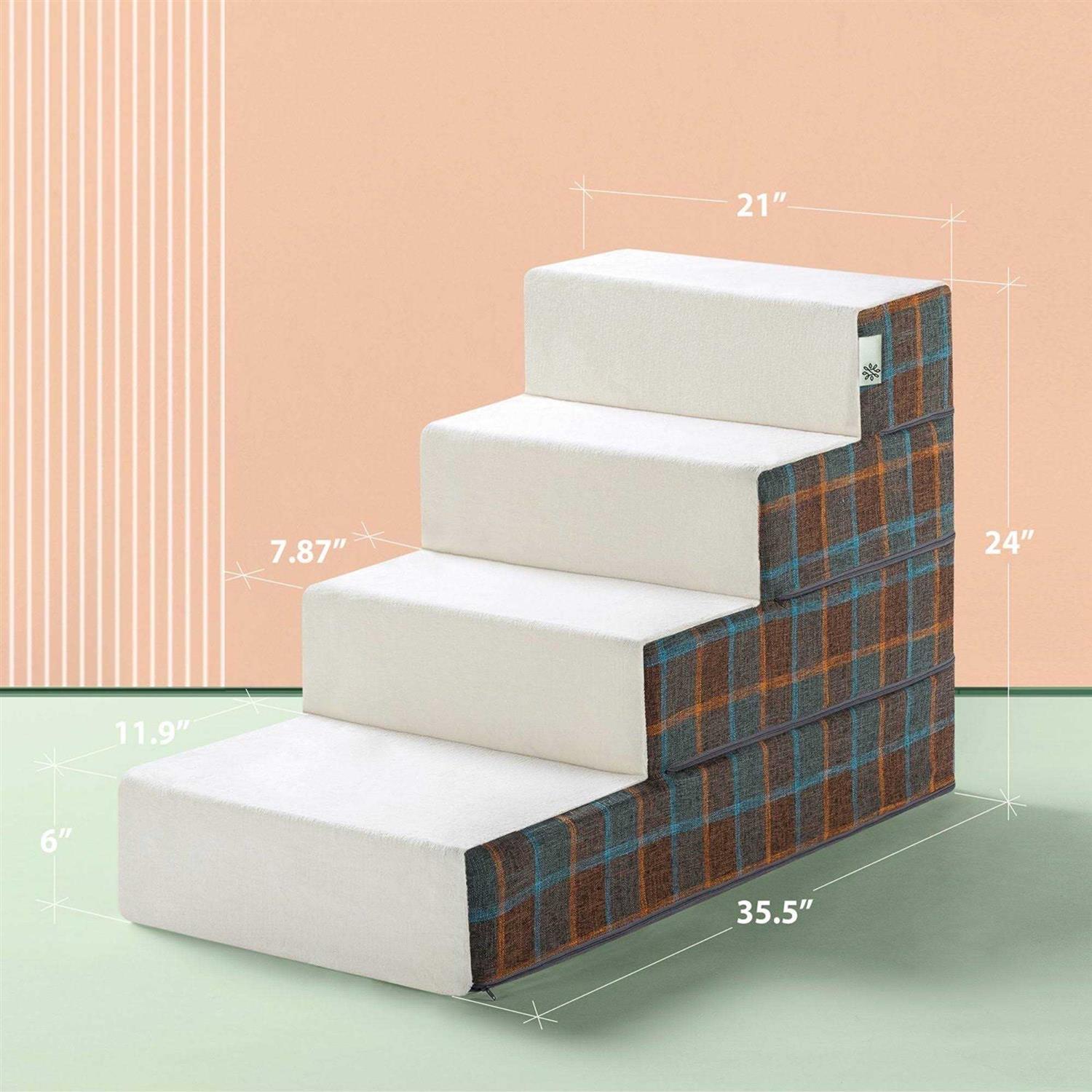 Zinus Blue Pet Stairs - Pet Supplies online store