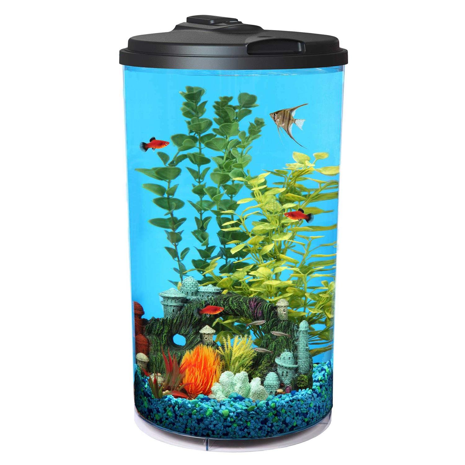 Koller Products Tropical 360 View Aquarium Starter Kit