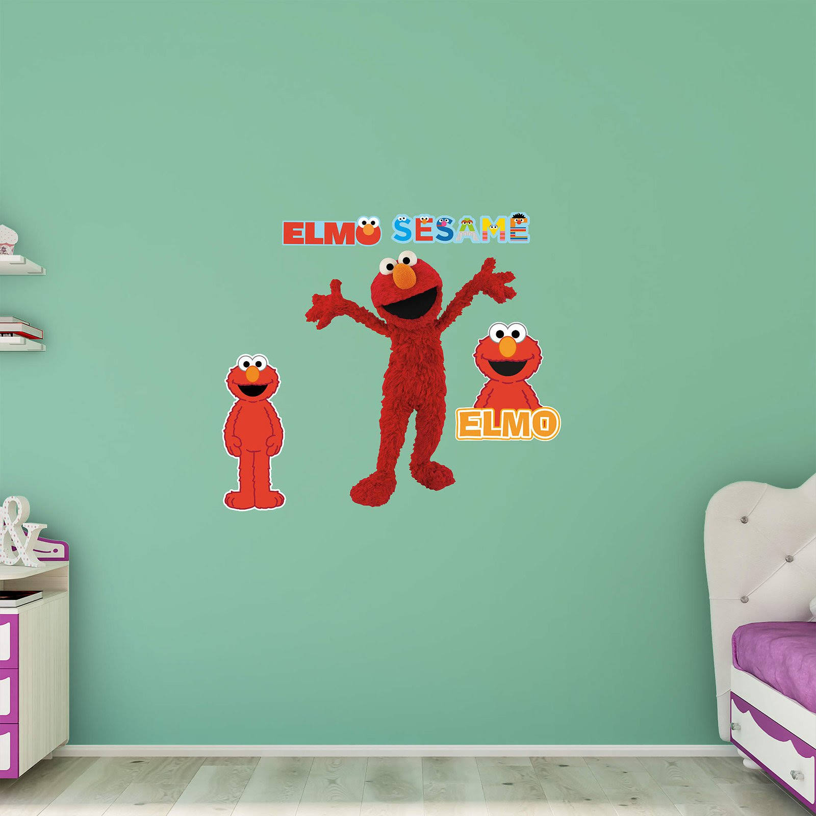 Fathead Sesame Street Elmo Wall Decal