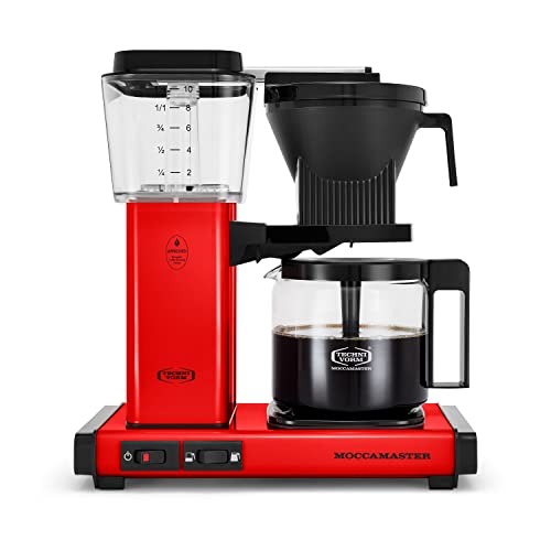 Technivorm Moccamaster 53941 KBGV Select 10-Cup Coffee Maker, Polished Silver, 40 ounce, 1.25l