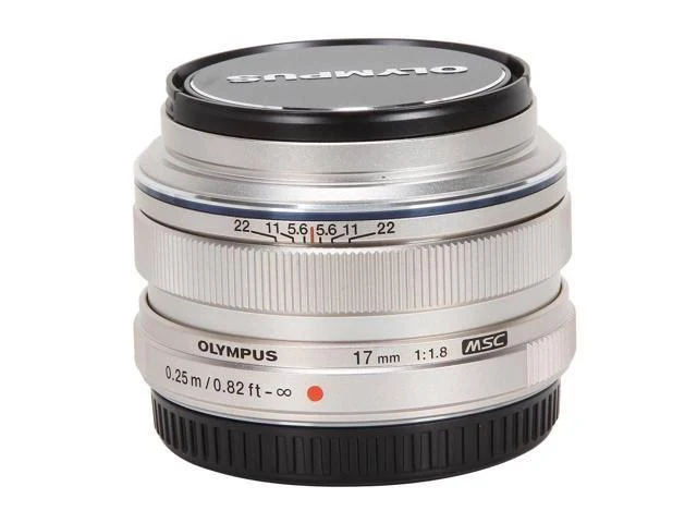 Olympus - M. 17mm f/1.8 Wide-Angle Prime Lens for Select Micro Four-Thirds Interchangeable Lens Cameras - Silver