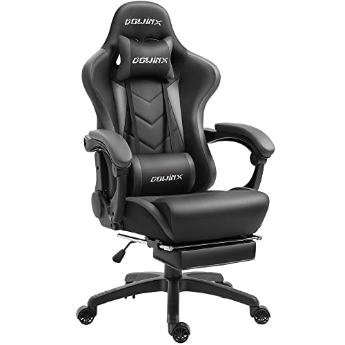 Dowinx Gaming Chair Ergonomic Racing Style Recliner with Massage Lumbar Support