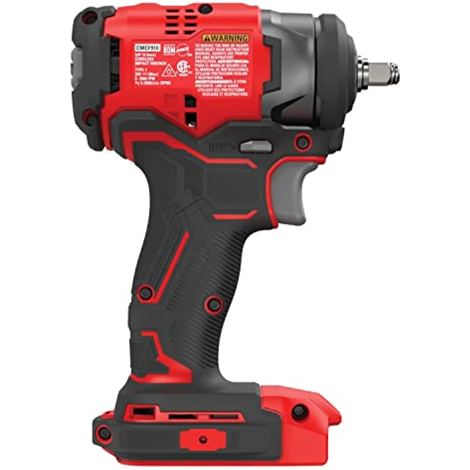 Craftsman V20 20 volt 3/8 in. Cordless Brushless Impact Wrench Tool Only - Case Of: 1;