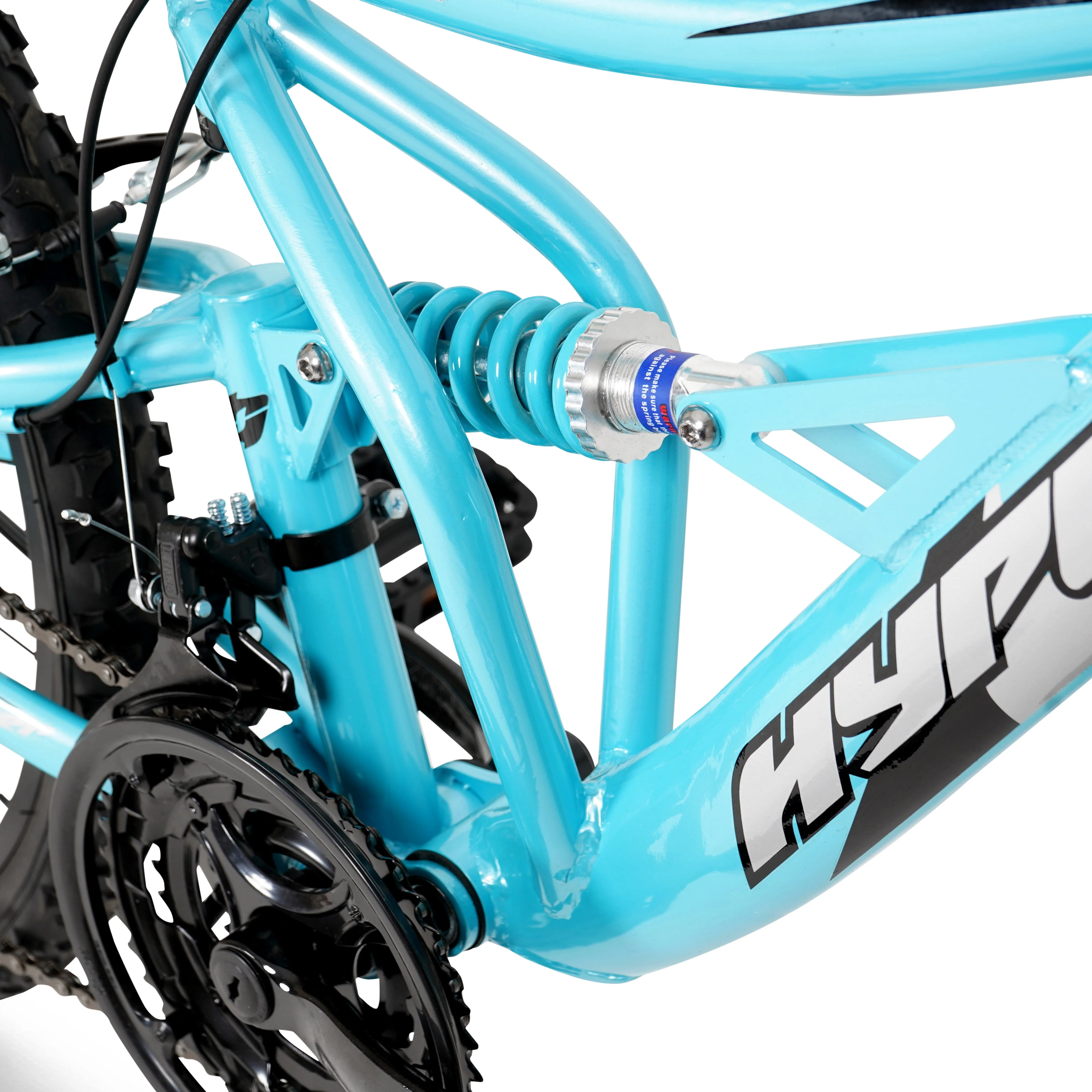 Hyper Bicycles 24 Girl's Swift Mountain Bike for Kids, Blue