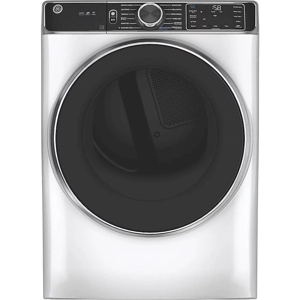 GE® 7.8 cu. ft. Capacity Smart Front Load Gas Dryer with Steam and Sanitize Cycle