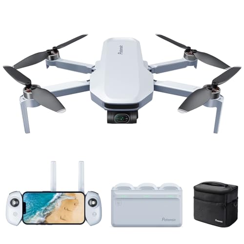 Potensic ATOM 3-Axis Gimbal 4K GPS Drone, Under 249g, 96 Mins Flight, Max 6KM Transmission, Visual Tracking, 4K/30FPS QuickShots