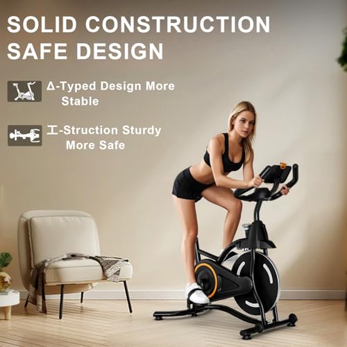 Exercise Bike,Stationary Bikes for Home,Adjustable Workout Bike, Professional Exercise Bikes for Home