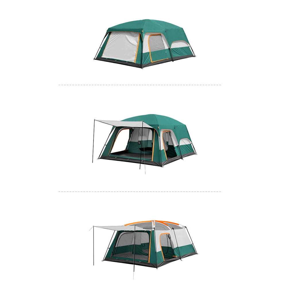 Eccomum Tents for Camping 8-12 Person Camping Tent Waterproof &amp; Windproof 3 Seasons - Sports Supplies Online Store