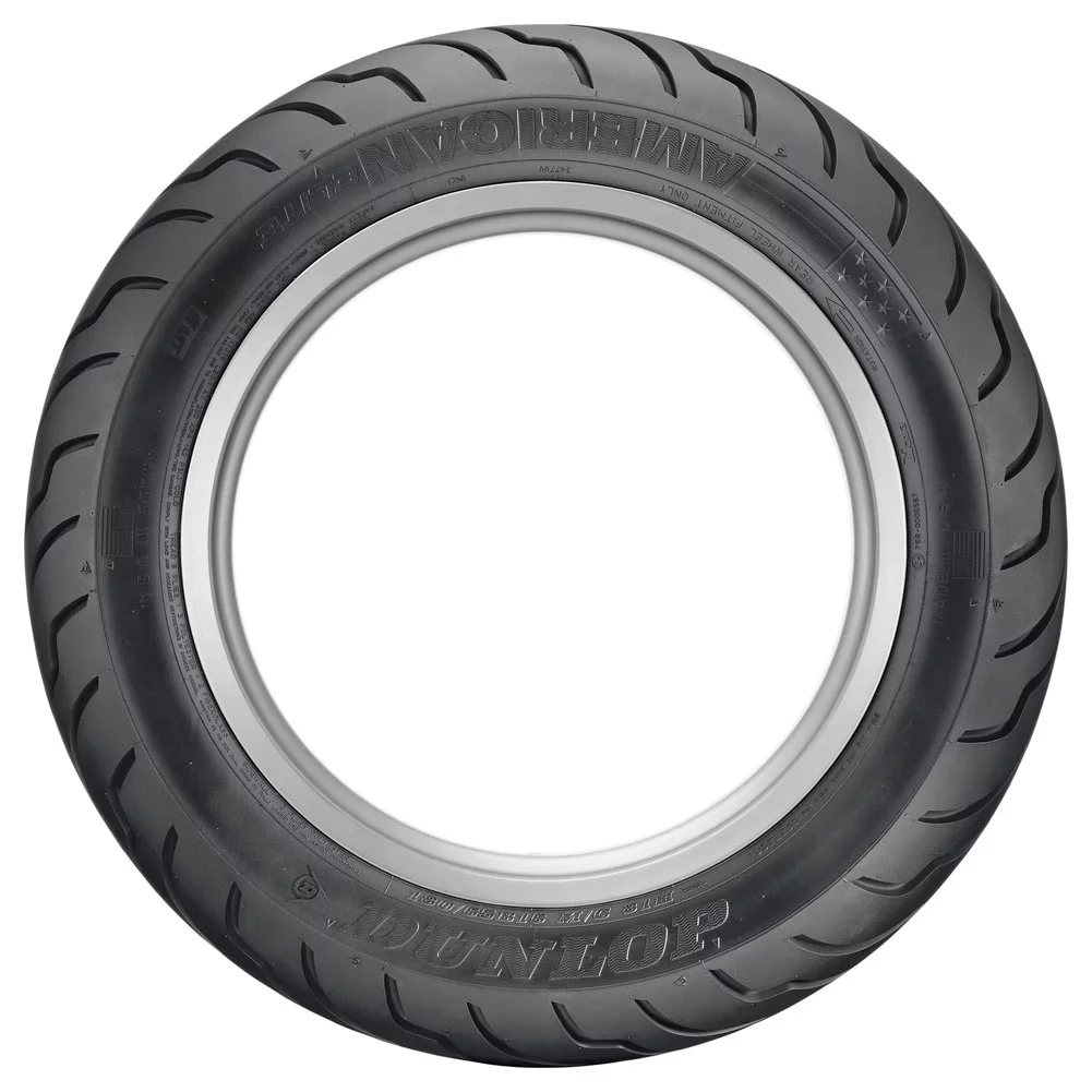 Dunlop American Elite Rear Motorcycle Tire MU85B-16 (77H) Black Wall For HARLEY-DAVIDSON Softail Standard FXST/I 2004-2005