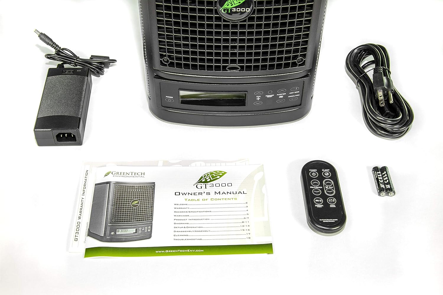 GT3000 Professional-Grade Advanced Air Purification System by GreenTech Environmental - Smart Home Appliances