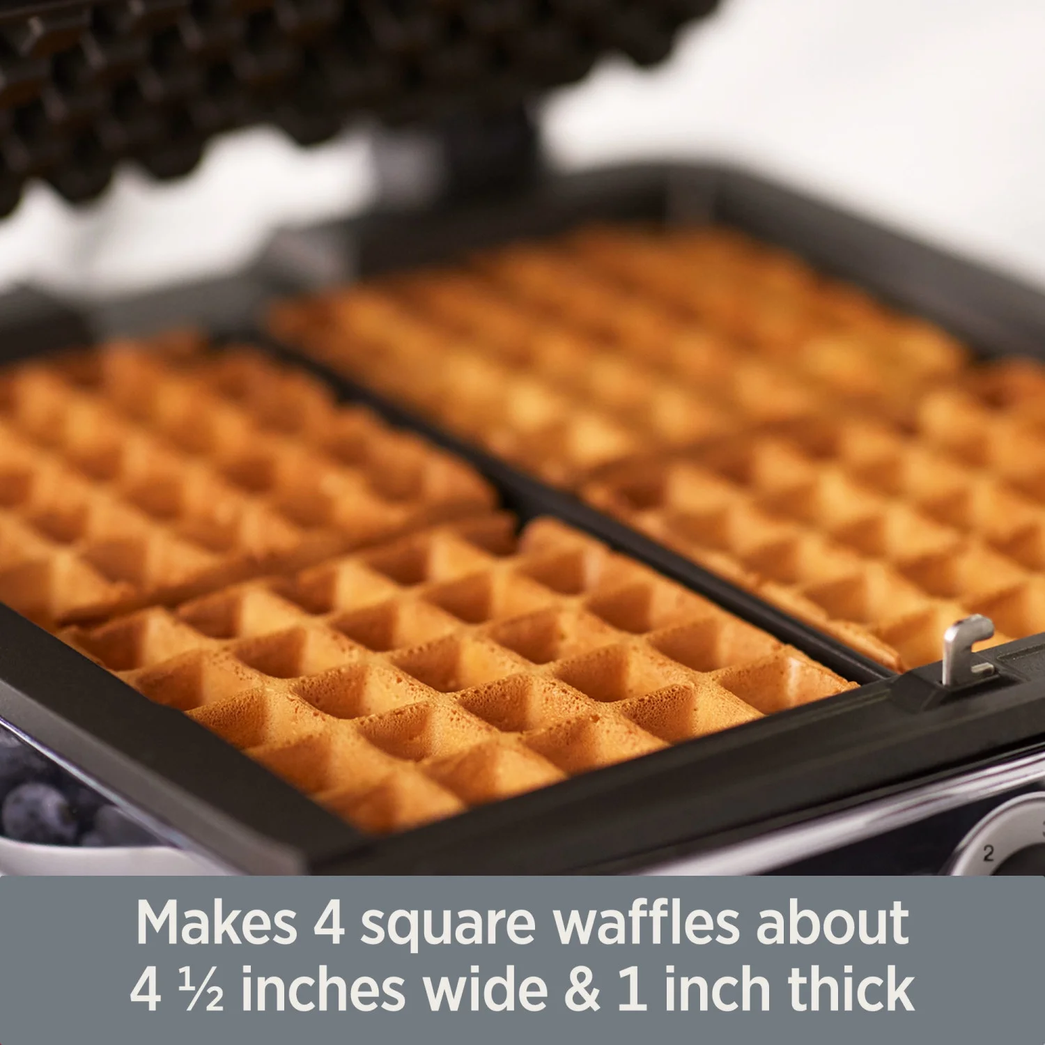All-Clad Gourmet Digital Belgian Waffle Maker with Removable Plates, 4 slice