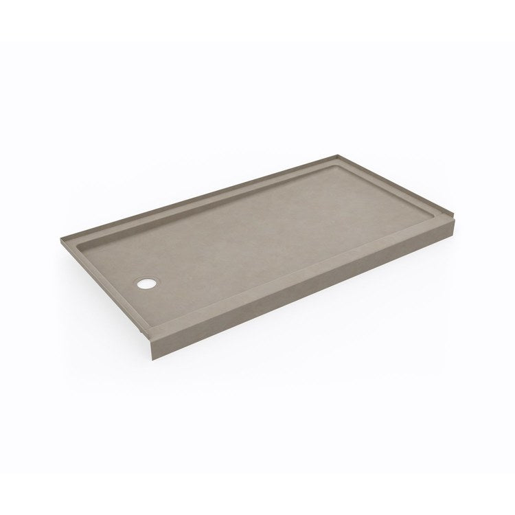 Shower Base Swanstone Alcove Retrofit Rectangular Ice 32 x 60 Inch Swanstone Right Drain