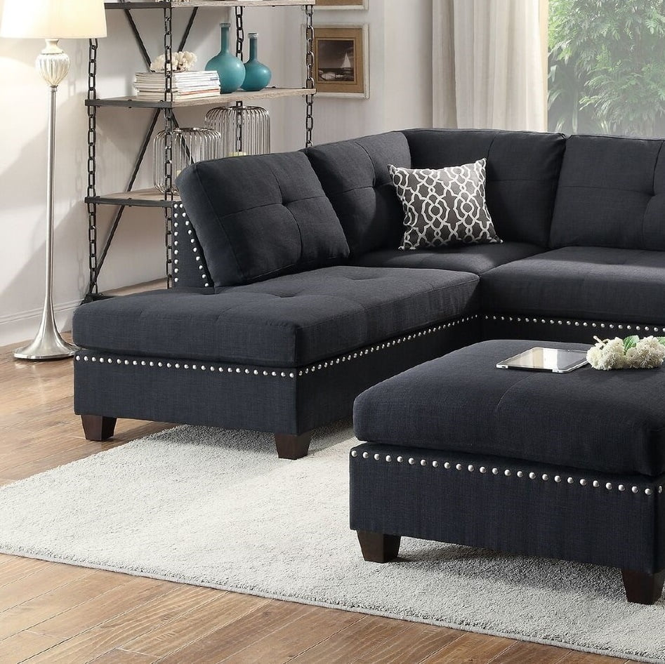 Modern 3-Piece Sectional Sofa Set - Transform Your Living Space