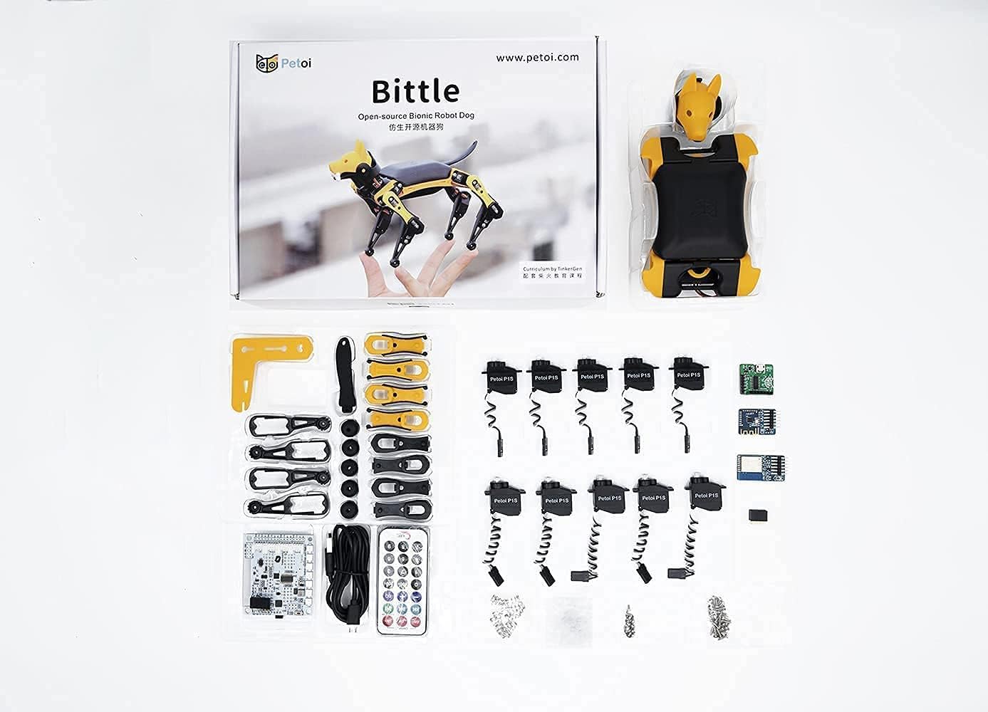 Bittle Robotic Dog by Petoi – Open Source Bionic Programable STEM Learning Toy – Endless Coding Possibilities – 3D Puzzle Assembly – Sophisticated