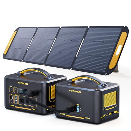 VTOMAN Jump 600X Portable Power Station, LFP Battery Powered Generator with 2x 600W AC Outlets (Surge 1200W), 4x USB ports