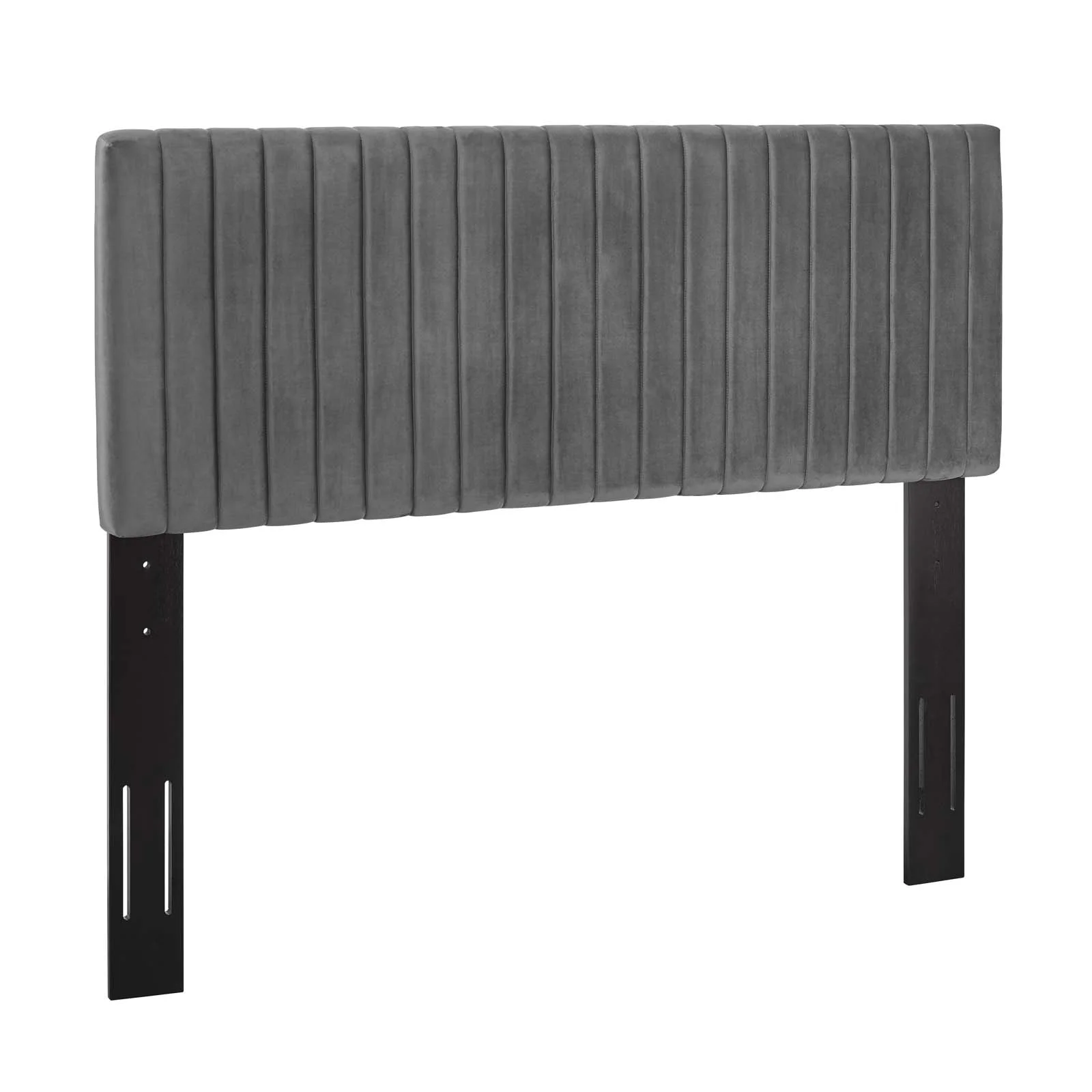 Modway Keira King/California King Performance Velvet Headboard in Gray