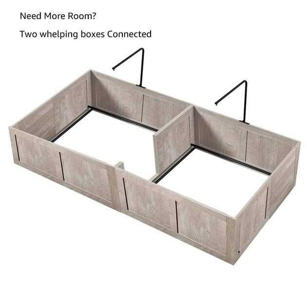 Unipaws Whelping Box for Dogs Small Medium Breed Whelping Pen - Pet Supplies online store