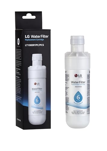 LG LT1000P - 6 Month / 200 Gallon Capacity Replacement Refrigerator Water Filter (NSF42, NSF53, and NSF401) ADQ74793501, ADQ75795105, AGF80300704