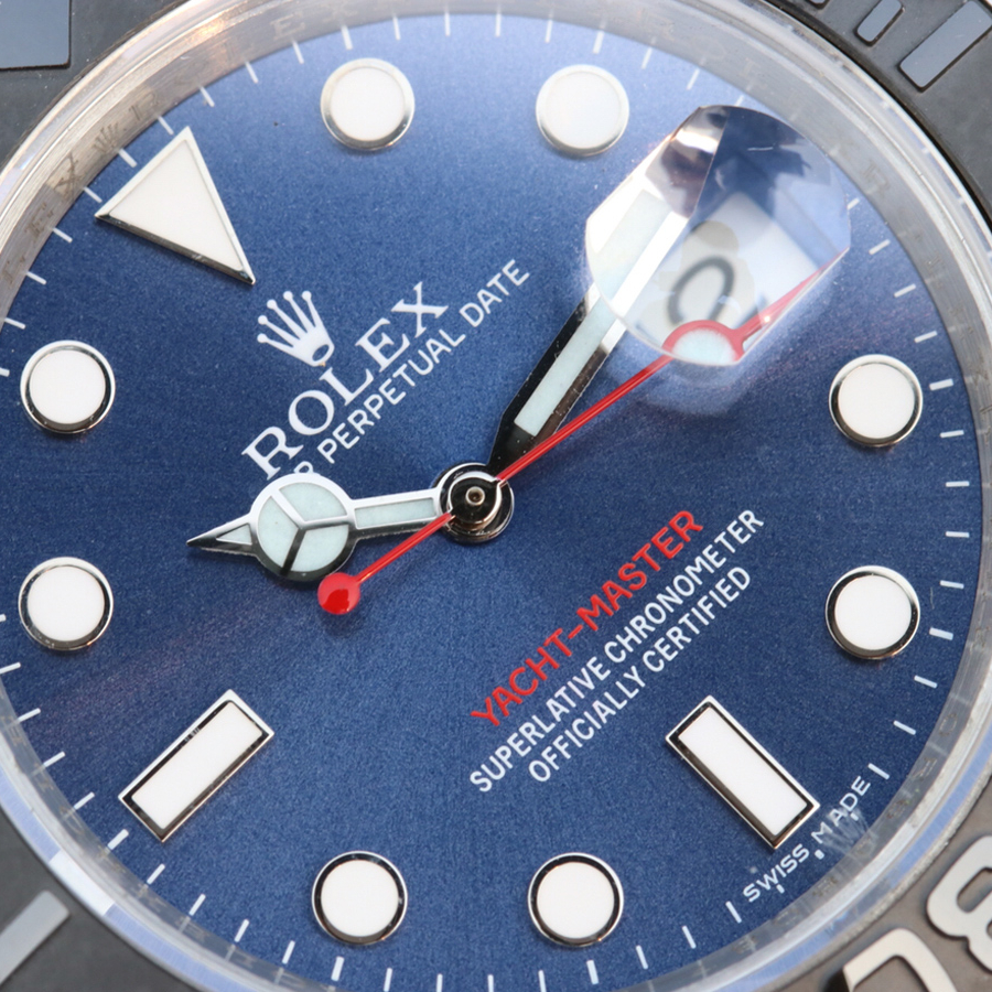 Yacht Master 1 ( Black & Blue Dial ) Stainless Steel 40mm